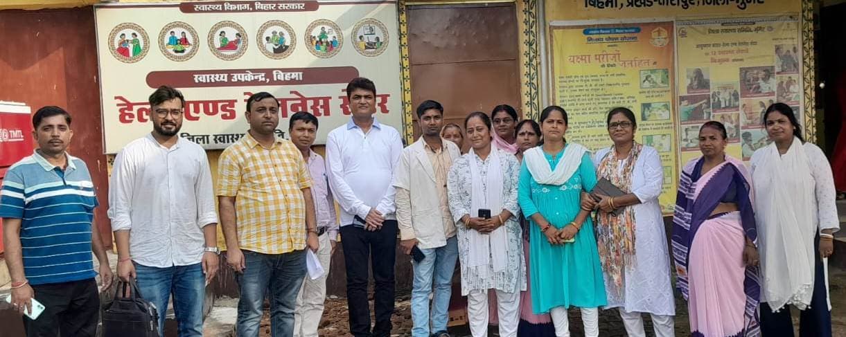 डीएचएस की टीम ने किया इनक्वास कार्यों की समीक्षा