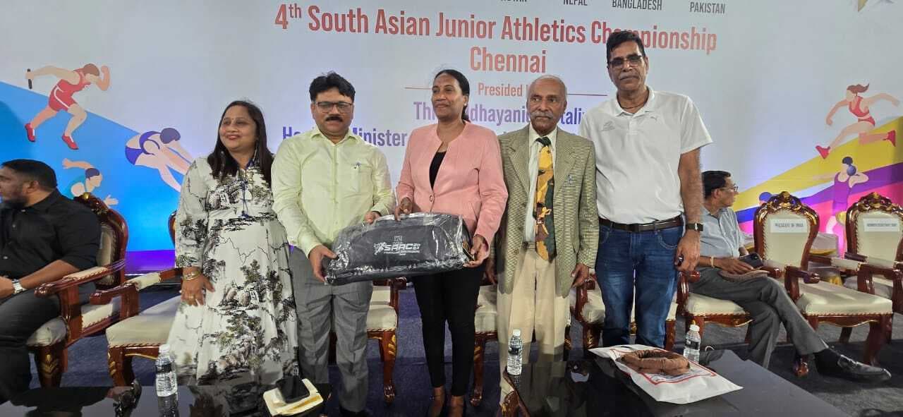 Athletics: साउथ एशियन जूनियर एथलेटिक्स चैंपियनशिप देखने चेन्नई पहुंचे खेल निदेशक