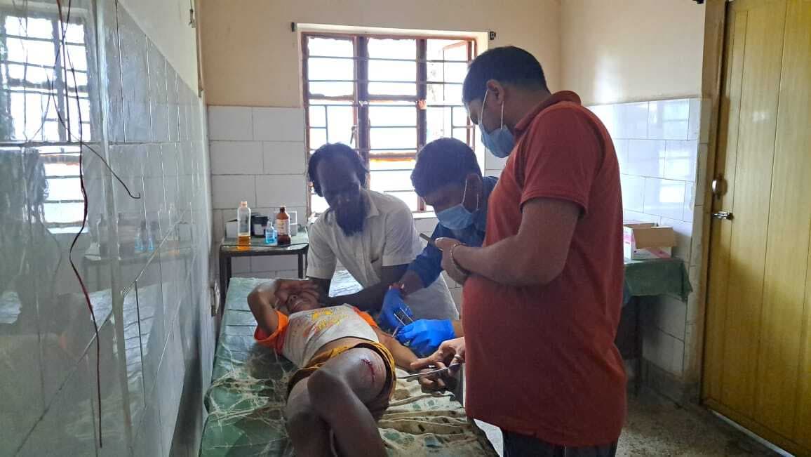 आवारा कुत्ते के काटने से दो बच्ची जख्मी