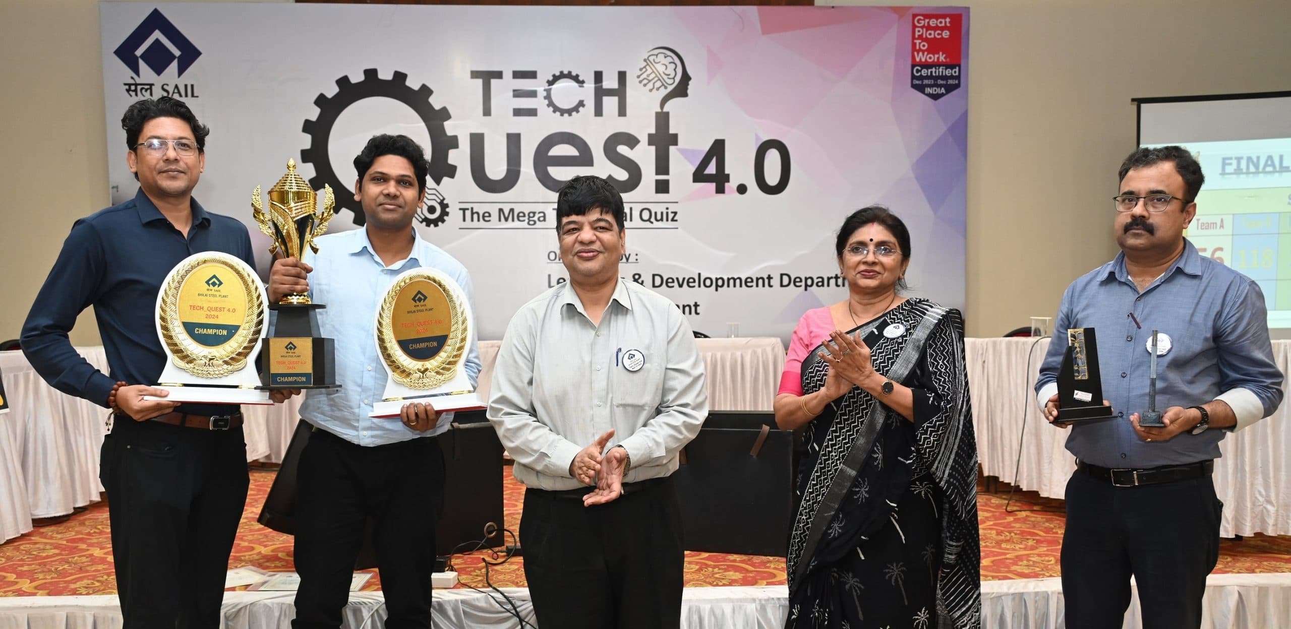 Bokaro News : क्विज में बोकारो स्टील प्लांट की टीम बनी विजेता