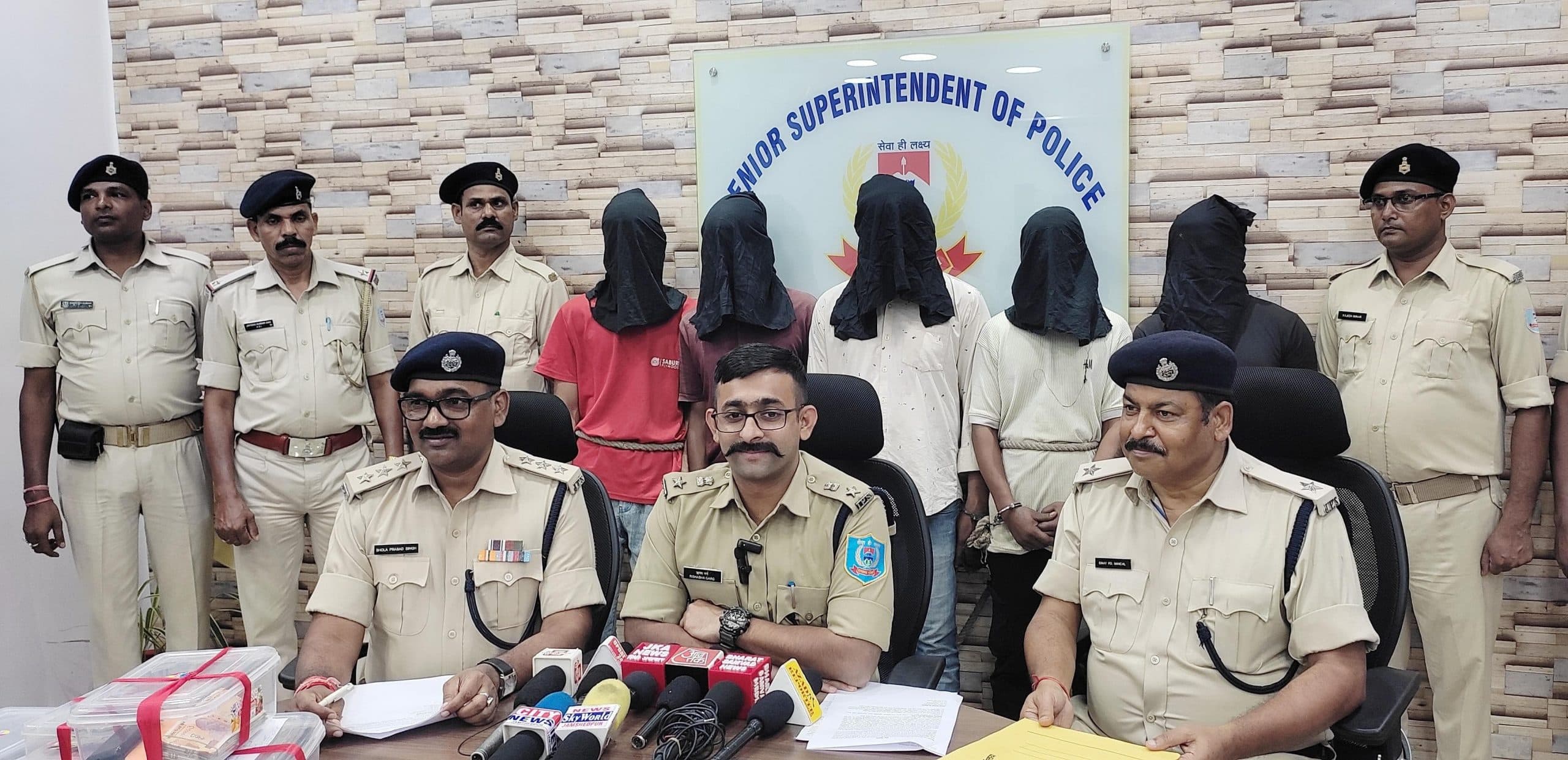 Jamshedpur News : मसाला कारोबारी से छिनतई मामले में पांच गये जेल, एक महीने से चल रही थी रेकी