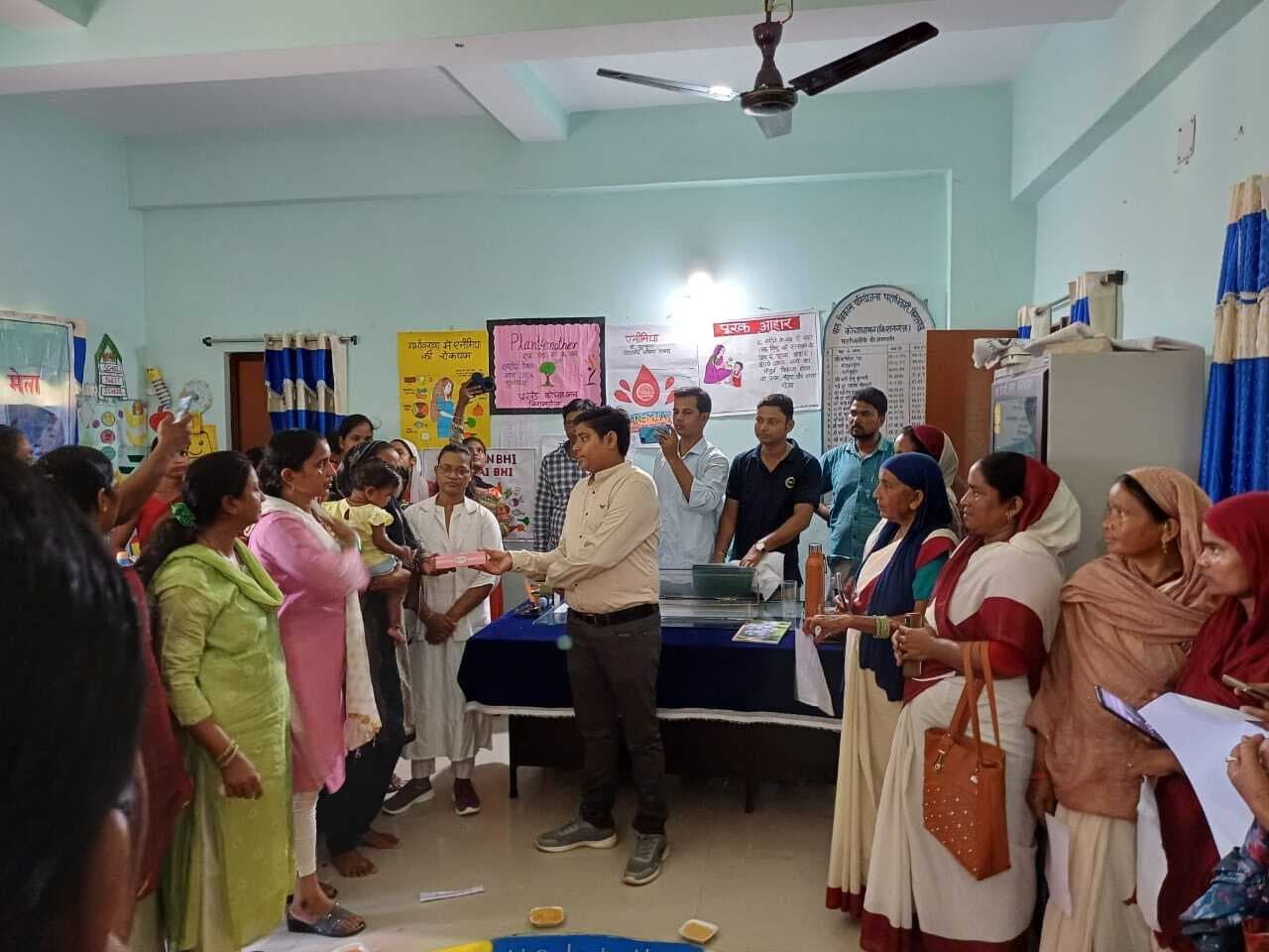 पोषण माह के   तहत समेकित बाल विकास परियोजना में पोषण मेले का आयोजन