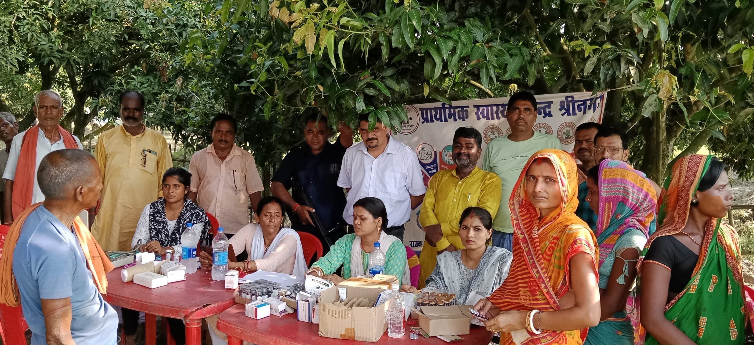 भाजपा ने लगाया सेवा पखवाड़ा शिविर