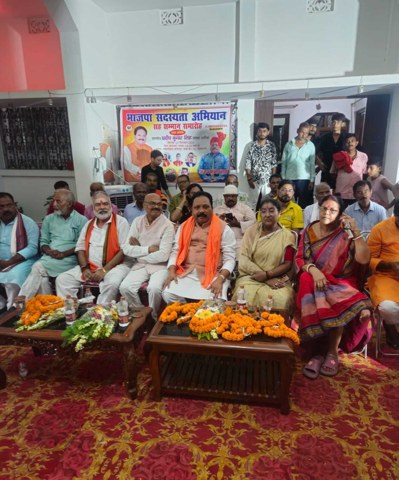 सोनापुर में सांसद को ग्रामीणों ने किया भव्य स्वागत