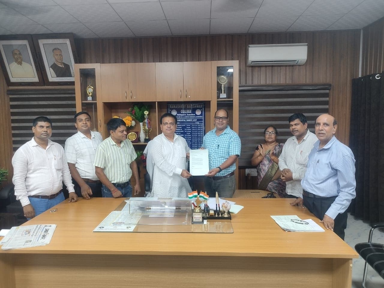 Third round evaluation from NAAC: नैक से तृतीय चक्र मूल्यांकन में आरबी कॉलेज को ''''''''बी'''''''' ग्रेड