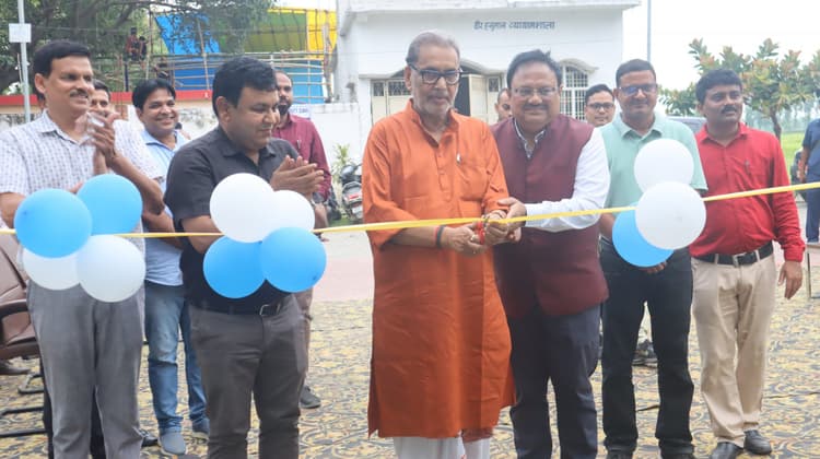 केंद्रीय विश्वविद्यालय में ओपेन जिम का हुआ लोकार्पण