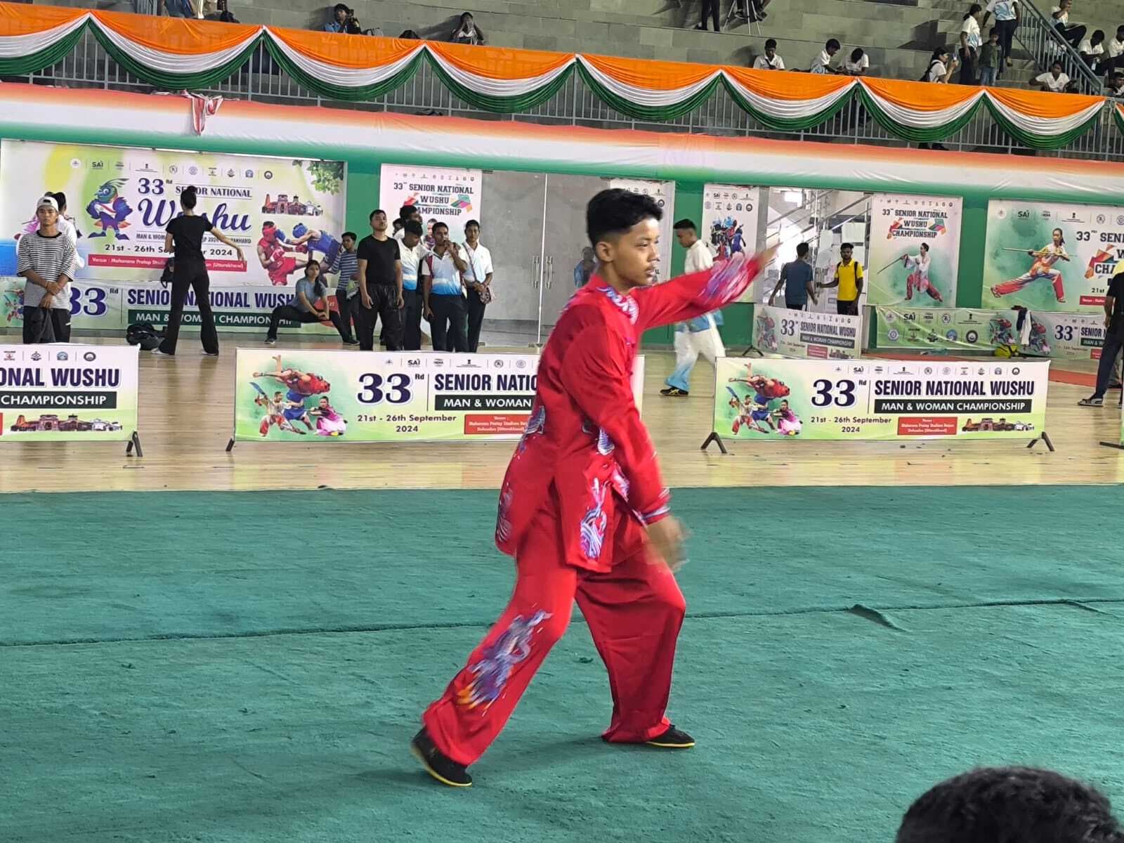 Wushu: नेशनल वुशु में झारखंड के निशांत व कविता क्वार्टर फाइनल में