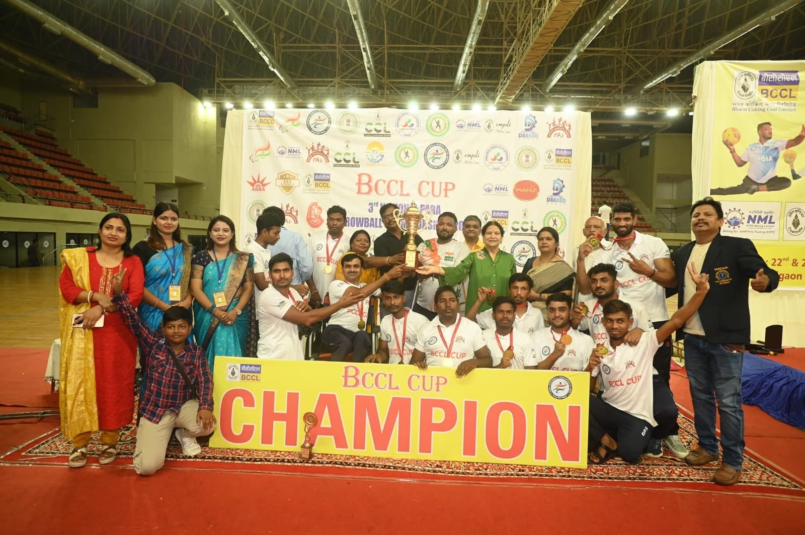 Para throwball: झारखंड पुरुष टीम बना पारा थ्रो बॉल का राष्ट्रीय चैंपियन