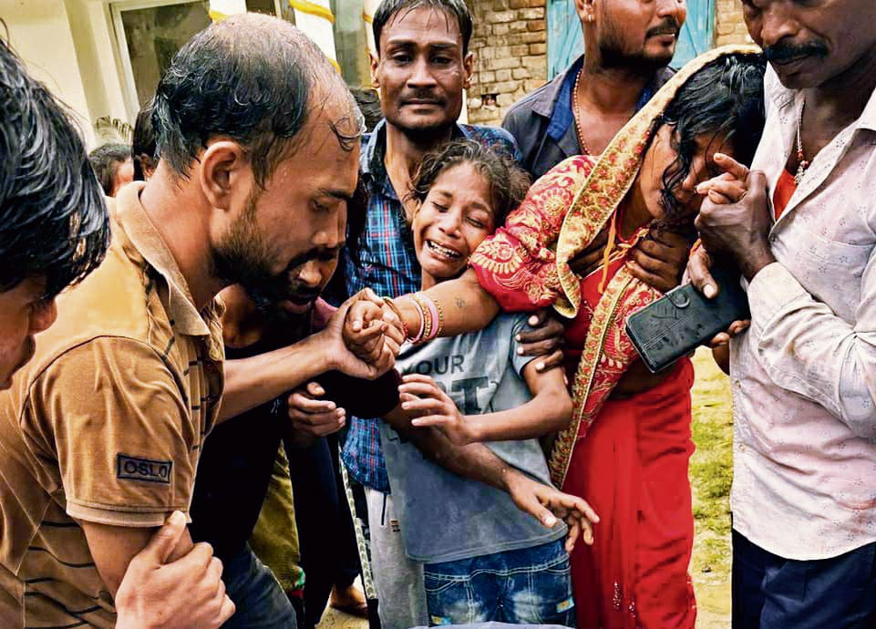 siwan news. नहाने के दौरान नदी में डूबने से बच्चे की मौत