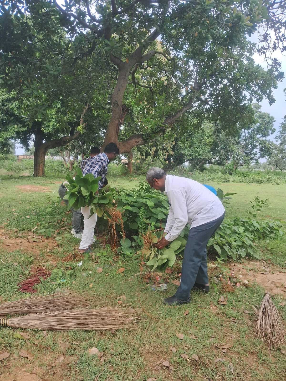 पबिया डायट परिसर में चला सफाई अभियान