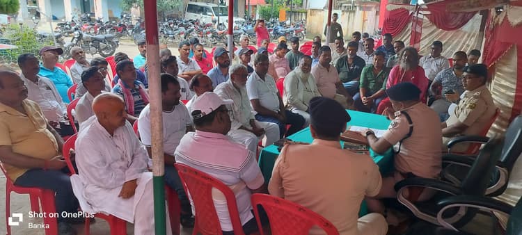 पूजा पंडालों में सीसीटीवी कैमरा लगाना अनिवार्य एवं डीजे बजाने पर प्रतिबंध, थानाध्यक्ष