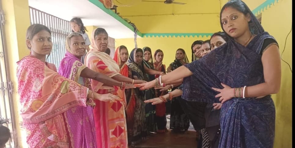 Jeevika didis launched cleanliness campaign जीविका दीदियों ने चलाया स्वच्छता अभियान