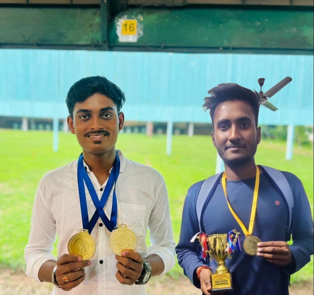 Shooting: ईस्ट जोन शूटिंग में अरविंद को स्वर्ण व ऋषभ ने जीता डबल रजत