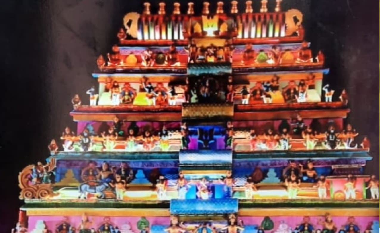 Navratri 2024: बनारस, हरिद्वार की मिट्टी से बनी है यहां की प्रतिमा, 'तिरुपति बालाजी मंदिर'  थीम पर पंडाल