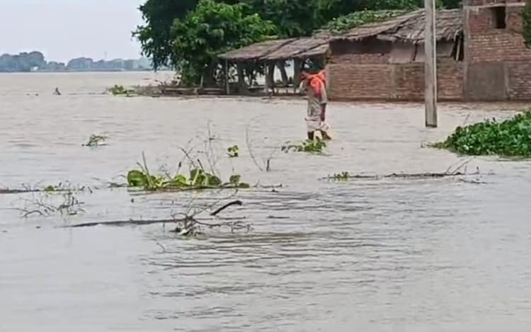 Bihar flood: सुपौल में बढ़ने लगा कोसी नदी का पानी, अब बाढ़ पीड़ितों की फिर धड़कनें हुई तेज