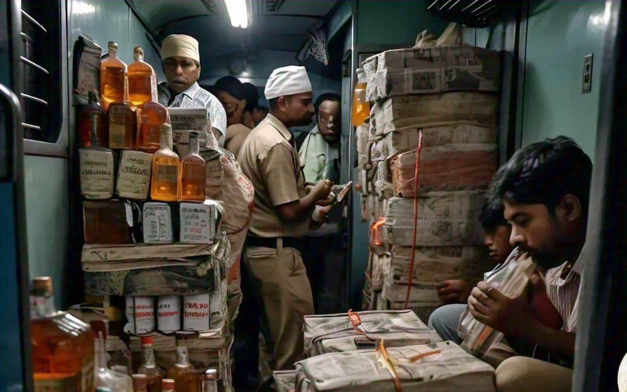 बिहार में नहीं थम रहा शराब तस्करी का सिलसिला, डिब्रूगढ़-राजेंद्रनगर एक्सप्रेस से 70 लीटर विदेशी शराब बरामद