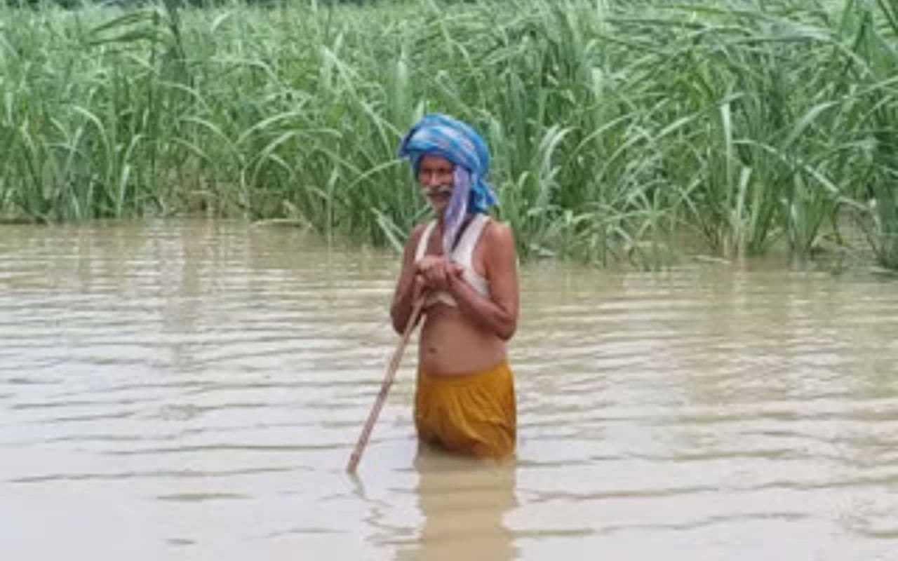 Bihar Flood : बाढ़ से बेहाल किसान, बर्बाद फसलों का मुआवजा देगी नीतीश सरकार, किया ऐलान