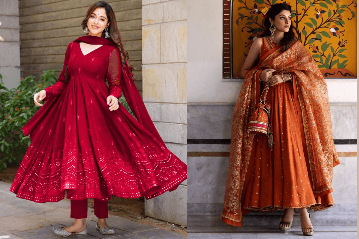 Bhai Dooj 2024 Anarkali look: भाई दूज पर पहनें ये अनारकली सूट, एथनिक लुक में लगाएं चार चांद