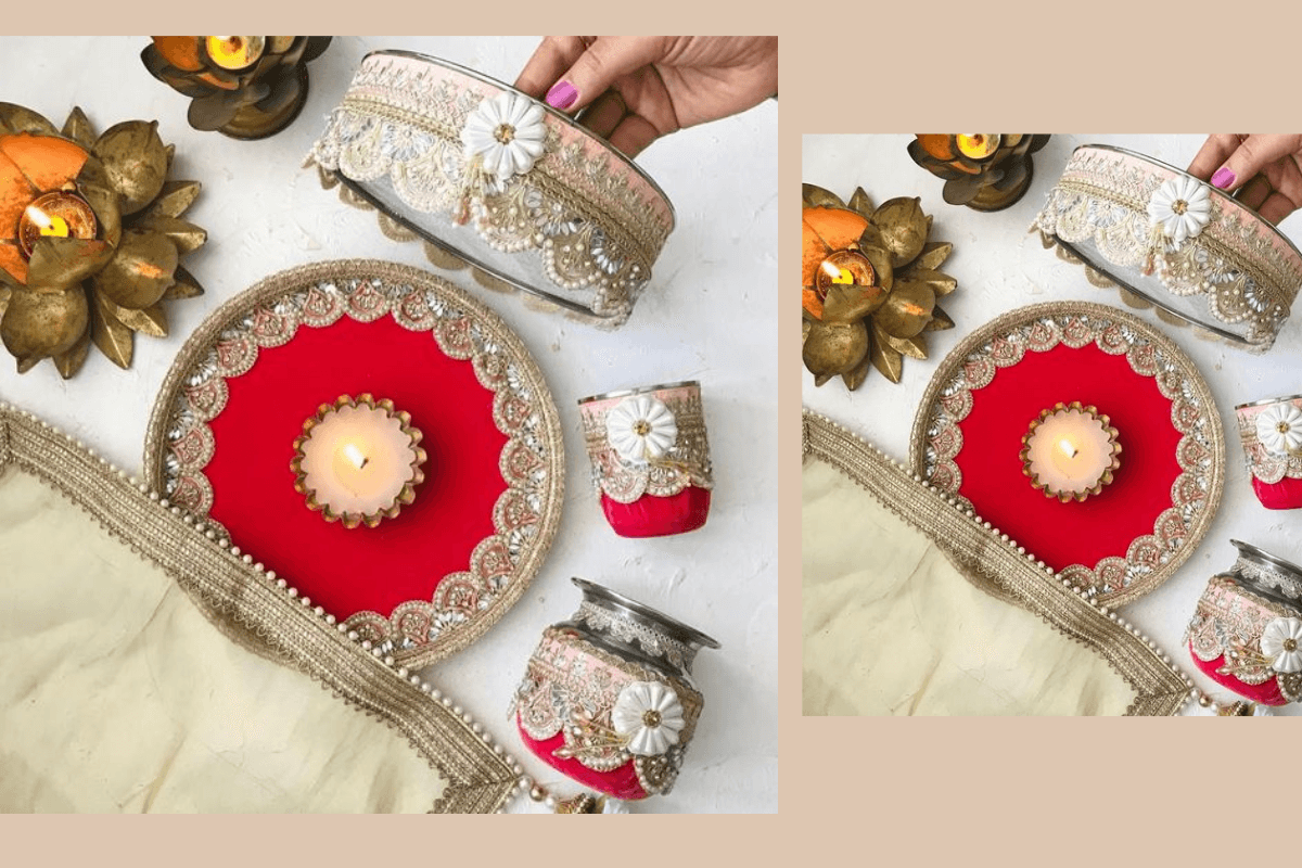 Karwa Chauth Thali Decoration Ideas: करवा चौथ पर ऐसे करें अपनी थाली को डेकोरेट - सबसे सुंदर होगी आपकी थाली