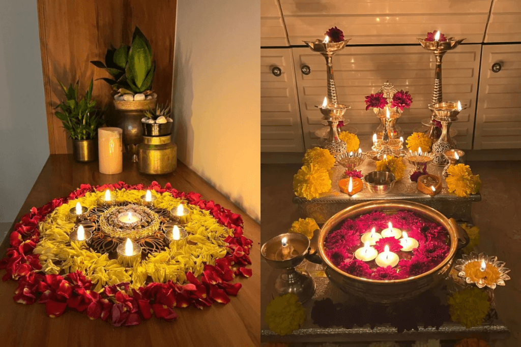 How to decorate Karwa Chauth thali at home step by step