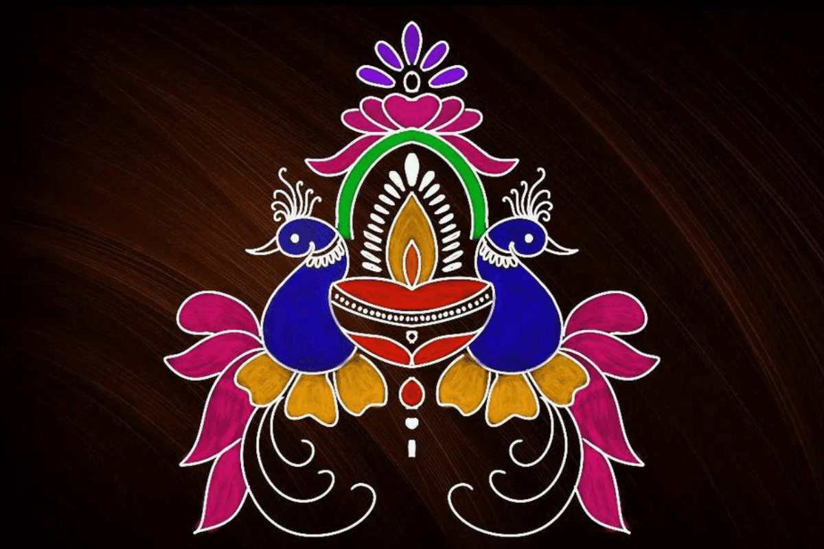 Easy Rangoli Design: दीवाली पर बनाएं ये आसान रंगोली, देखें डिजाइन