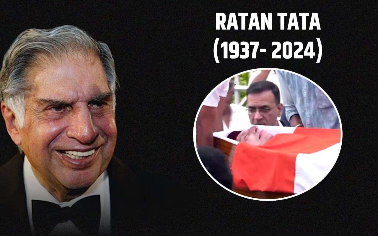 Ratan Tata Death: पंचतत्व में विलीन हुए रतन टाटा, भारी संख्या में जुटी भीड़