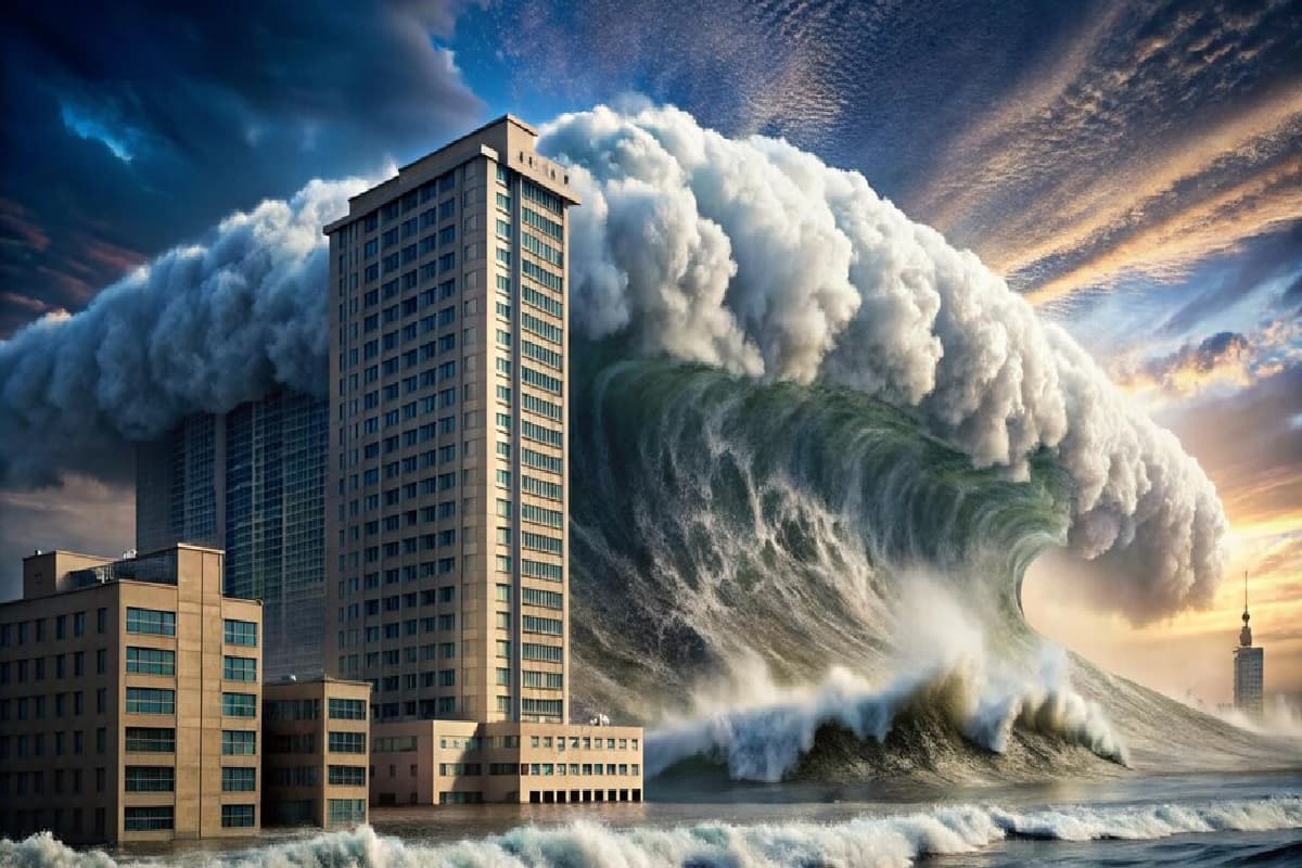 Stock Market में सुनामी का असर जारी, शुरुआती कारोबार में सेंसेक्स 208.78 अंक गिरा