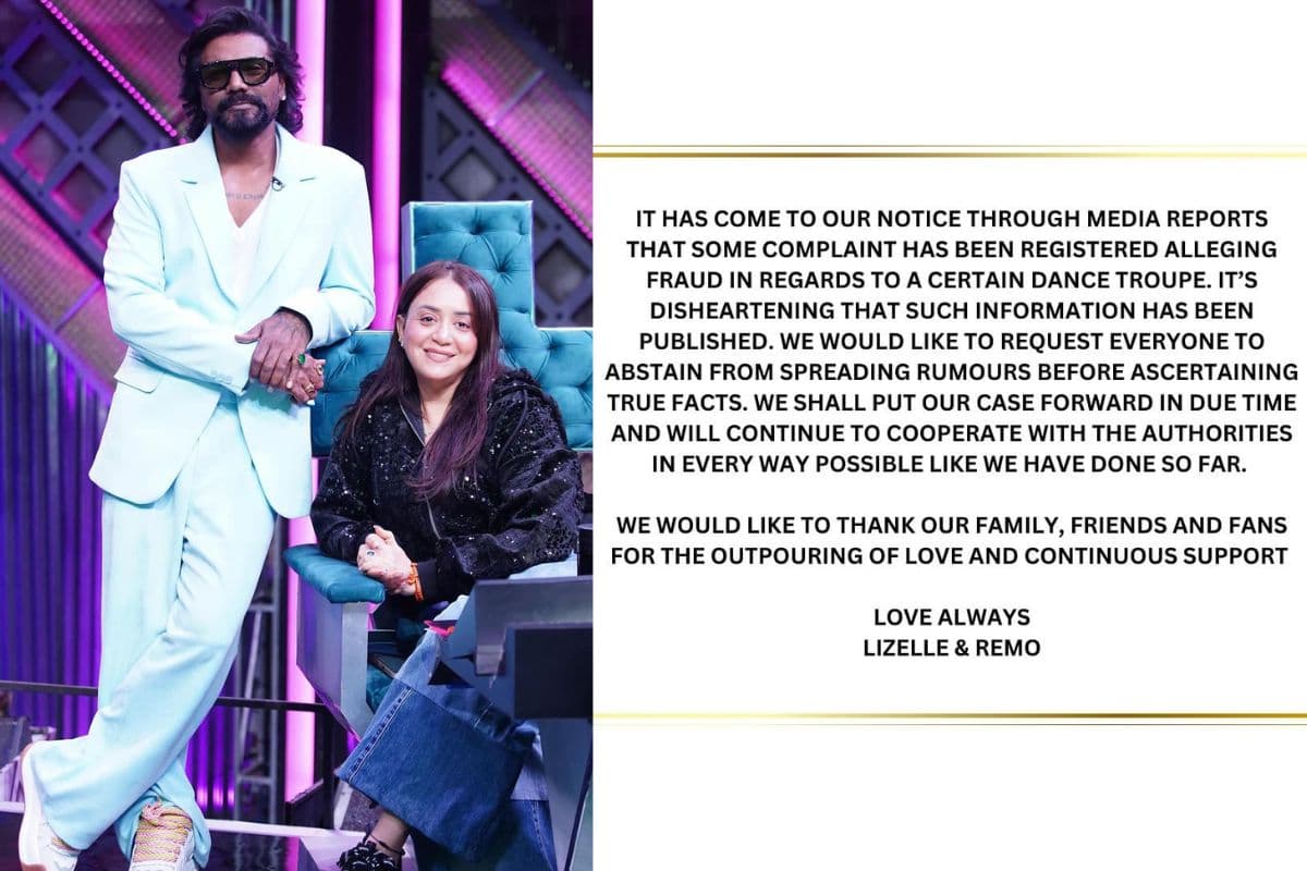 Remo D'Souza: डांस ग्रुप से की गई ठगी पर रेमो डिसूजा और पत्नी लीजेल ने तोड़ी चुप्पी, कहा 'इसमें कोई सच्चाई नहीं है'
