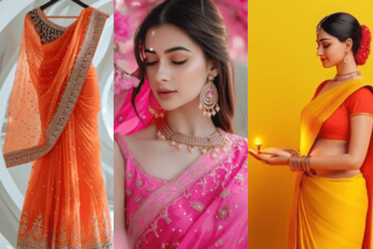 Saree Styles: दिवाली पर स्टाइलिश अंदाज़ में पहनें साड़ी, अपने मॉडर्न लुक से फैशन में दें सबको मात