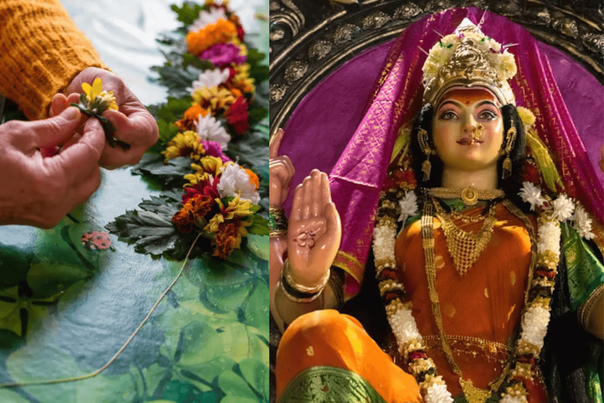 Navratri puja: नवरात्रि पूजा नौ दिन किन फूलों से बनाए मां दुर्गा की माला?