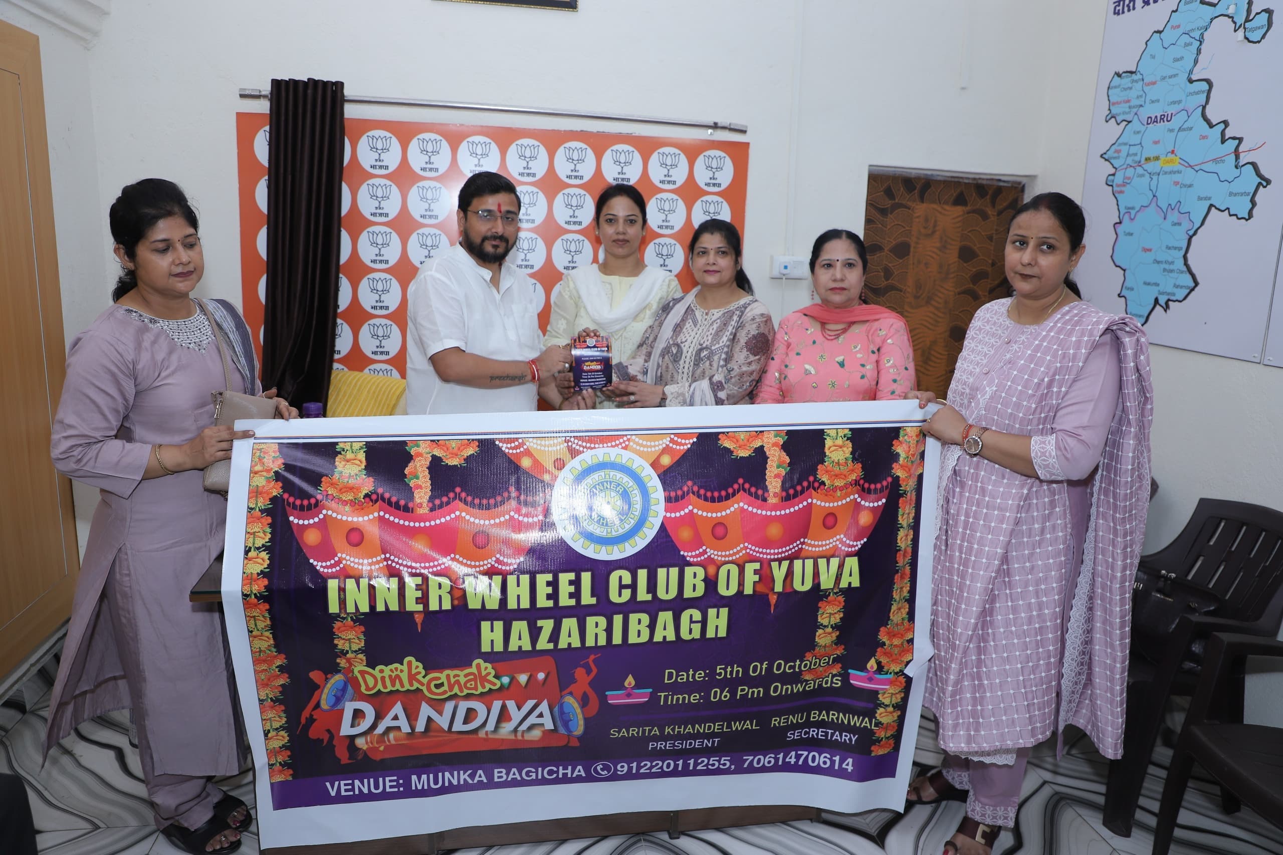 इनर व्हील क्लब ऑफ युवा का डांडिया कार्यक्रम पांच को