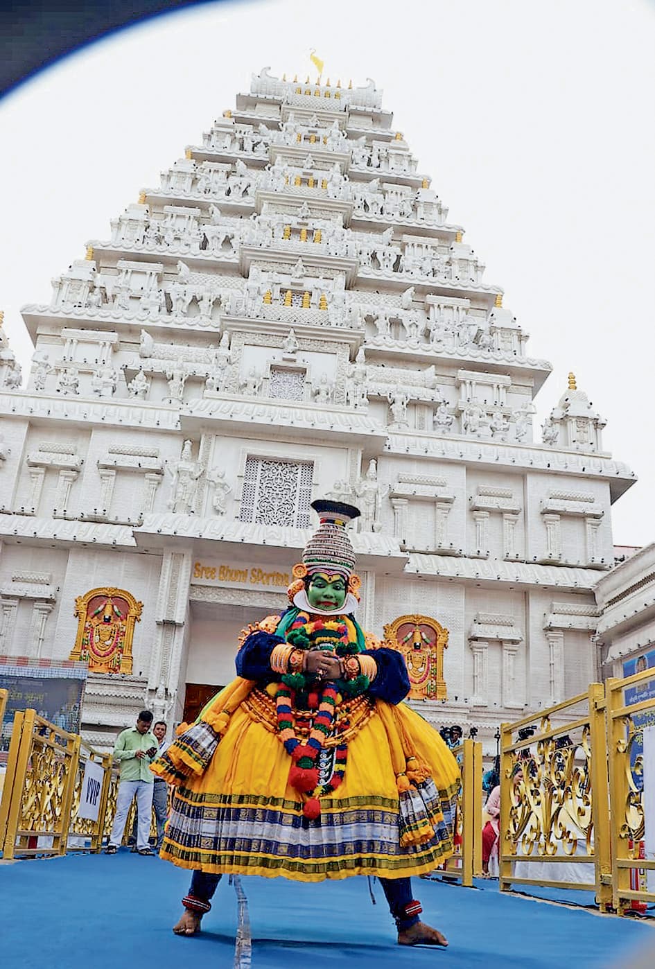 श्रीभूमि में दिखेगा दक्षिण भारत के तिरुपति बालाजी मंदिर का नजारा