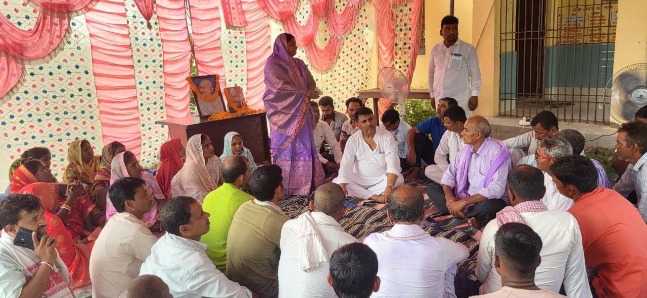 Gandhi Jayanti in Samastipur: पंचायत के विकास के लिए लोगों ने की सहभागिता