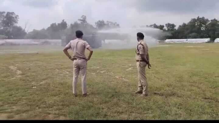 असामाजिक तत्वों से निबटने के लिए पुलिसकर्मियों को मिली ट्रेनिंग