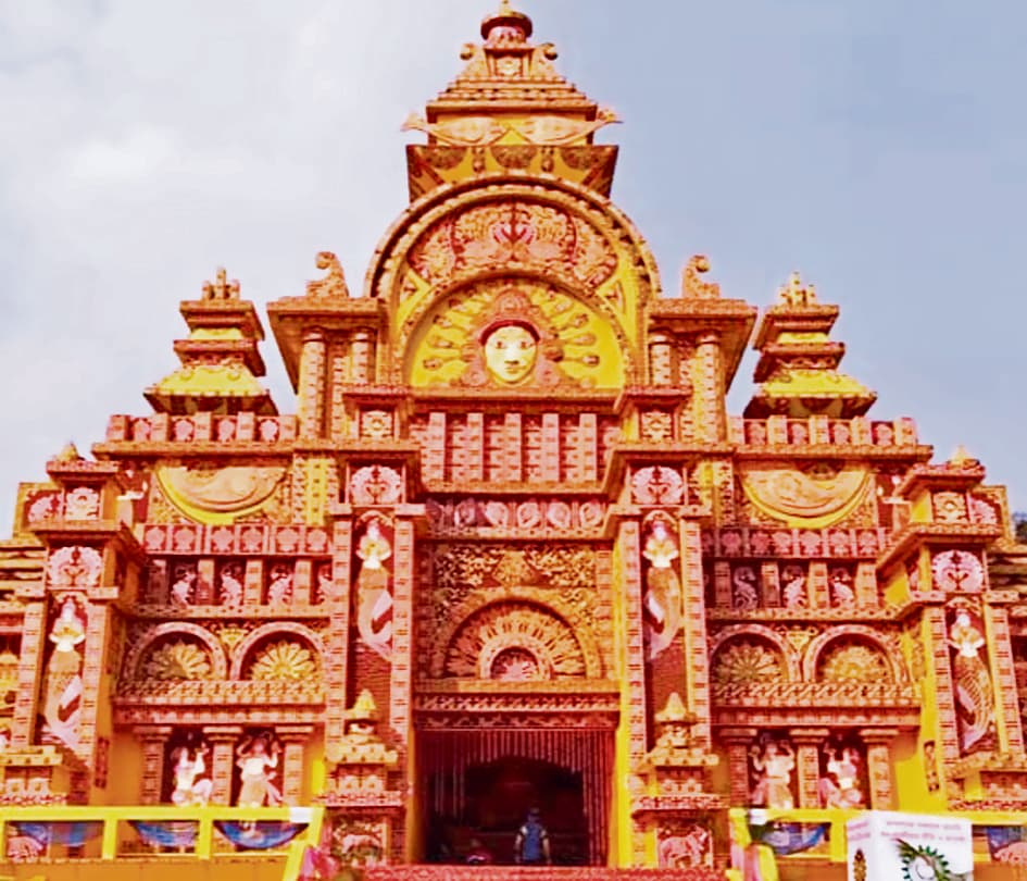 Gaya News : कोणार्क मंदिर स्वरूप के पंडाल में विराजमान होंगी मां