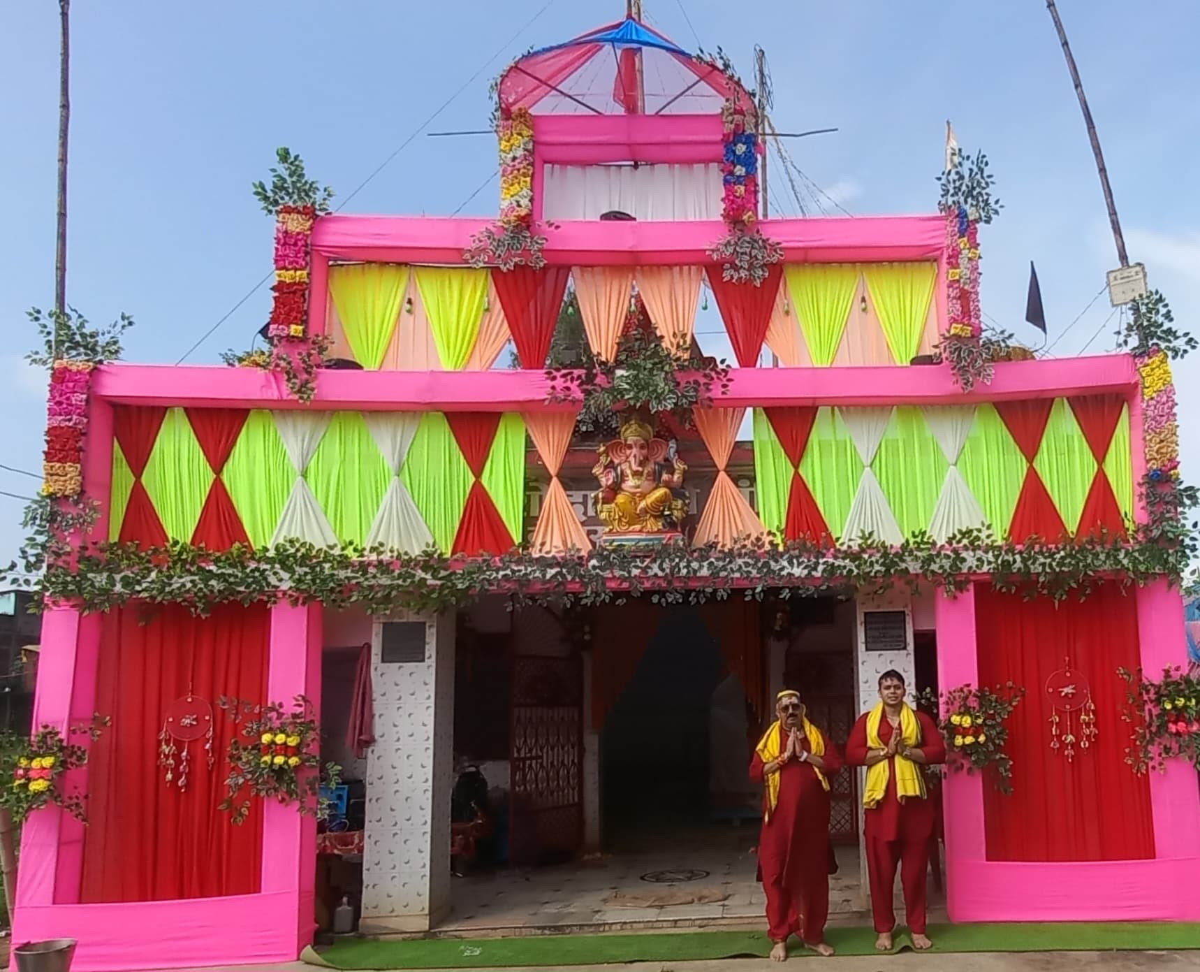 यशोदा दुर्गा मंदिर में भव्य तरीके से होती है मां की पूजा-अर्चना