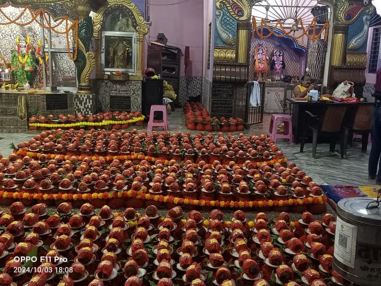 या देवी सर्व भूतेषू मातृ रूपेण संस्थिता नमस्तस्यै ... के जयघोष से गूंजा वातावरण