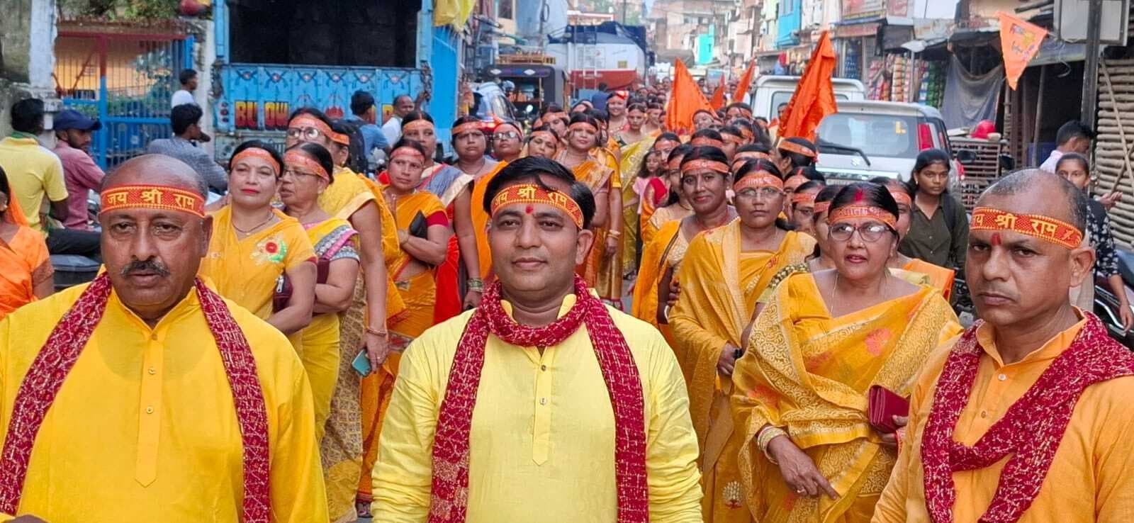 Giridih News:महाराजा अग्रसेन की जयंती पर निकाली गयी शोभायात्रा