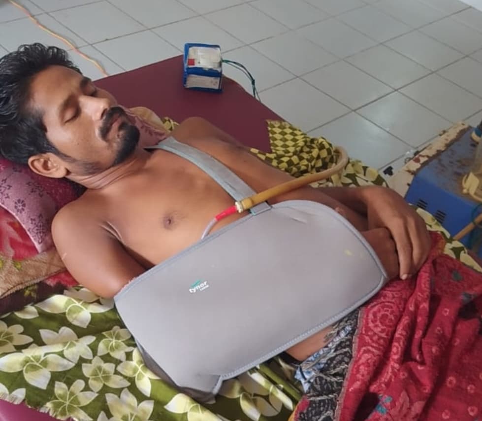 भूमि विवाद में चली गोली, छह लोग घायल