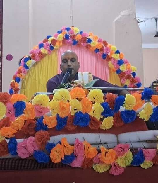 देवी महापुराण कथा में सती प्रसंग पर हुई चर्चा