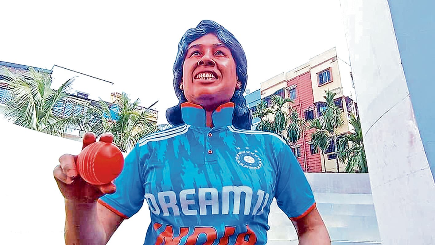 दमदम में पूजा मंडप में दिखेगा क्रिकेट का मैदान