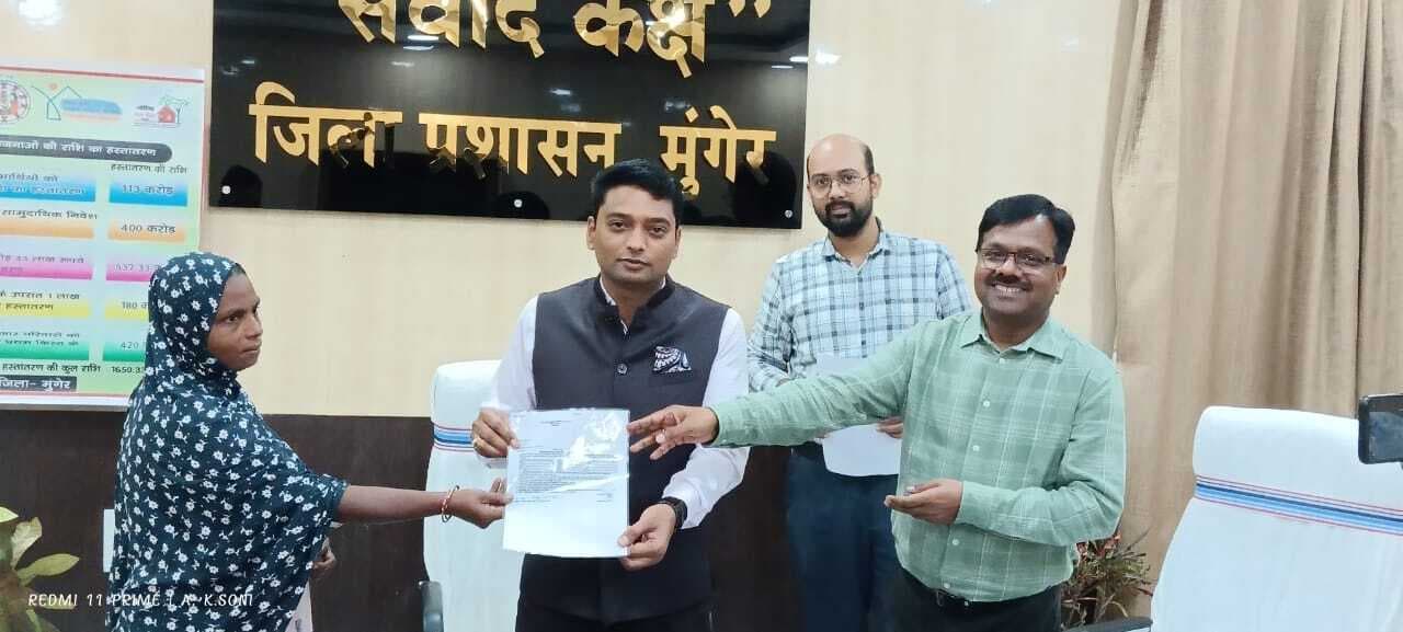 आवास योजना के 996 लाभुकों के बीच प्रथम किस्त की 3.48 करोड़ की स्वीकृति पत्र वितरित