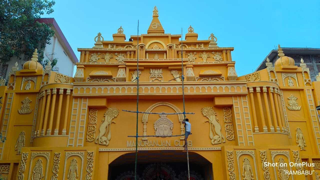 वर्ष 1950 से मनोरंजन क्लब परिसर में होती है शक्ति की आराधना