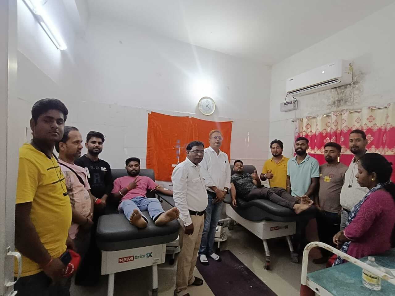 अभाविप के कैंप में दस यूनिट रक्त संग्रह