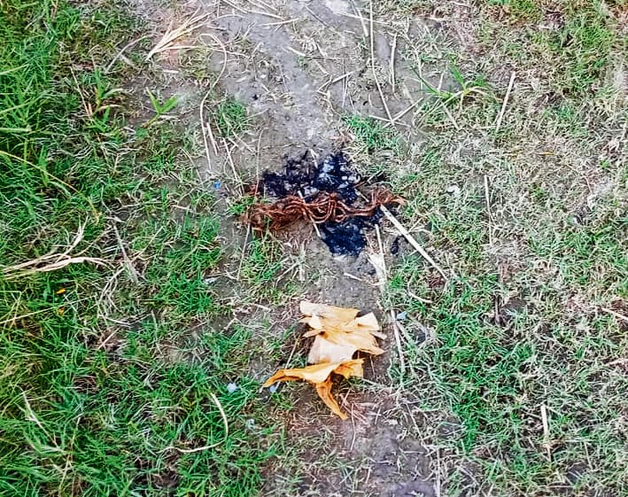 HAJIPUR NEWS : गली में सुनसान जगह से पुलिस ने किया बम बरामद