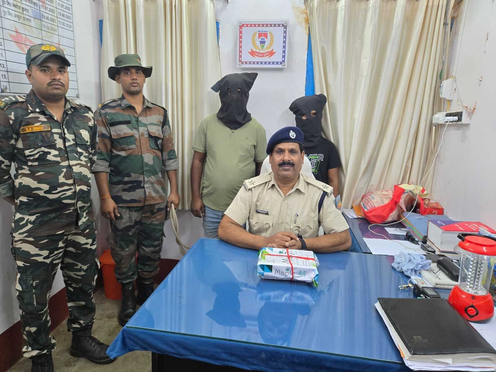 जगन्नाथपुर से मारगोमुंडा के दो साइबर ठग गिरफ्तार, भेजे गये जेल