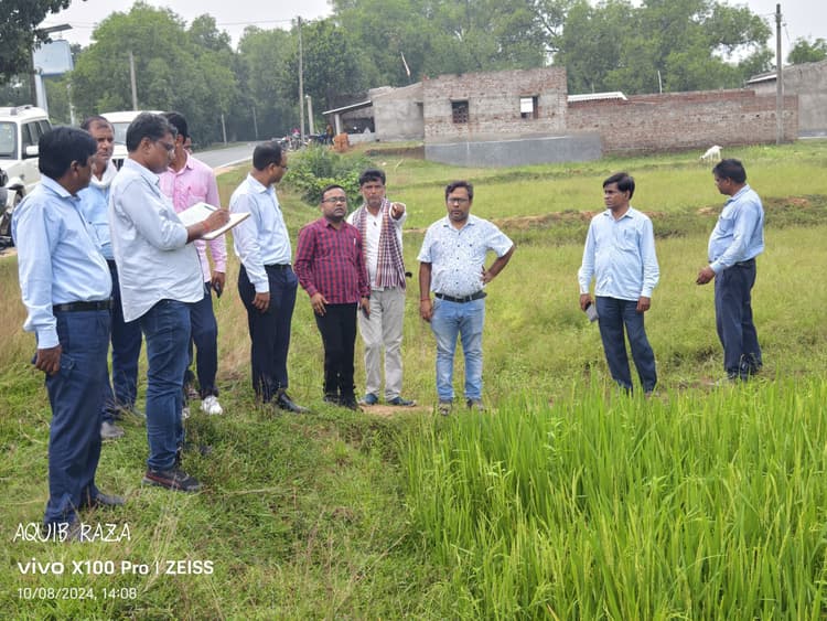 केंद्रीय टीम ने जल छाजन मिशन योजना का किया निरीक्षण