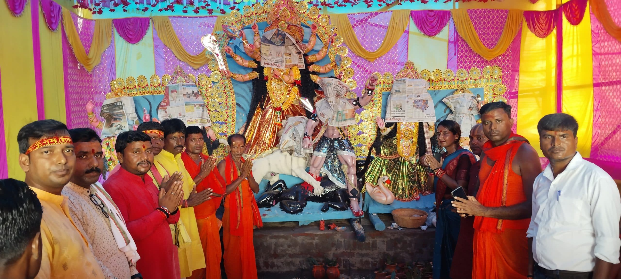 बुधुडीह गांव जय माता दी के जयकारे से गुंजा