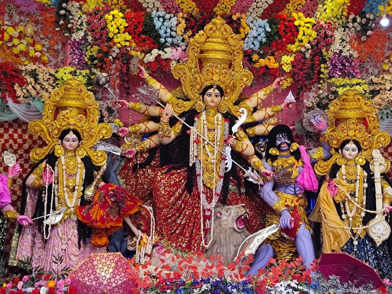 Madhubani News. खुला मां दुर्गा का पट, दर्शन को उमड़ पड़े श्रद्धालु