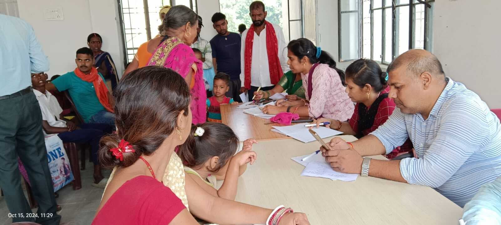 दिव्यांग बच्चों का किया गया मूल्यांकन